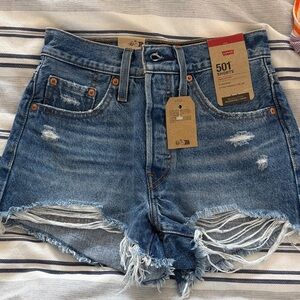 Levi's Women's 501 Denim Shorts1 High Rise 24